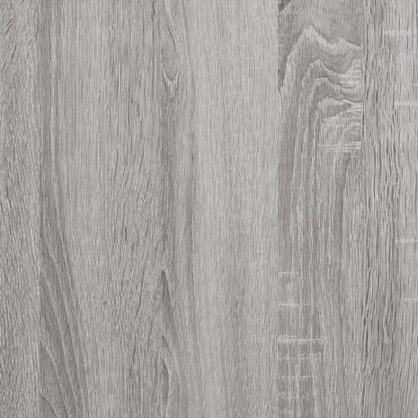 Kledingrek met schoenenrek 100x40x184cm grijs sonoma eikenkleur 8