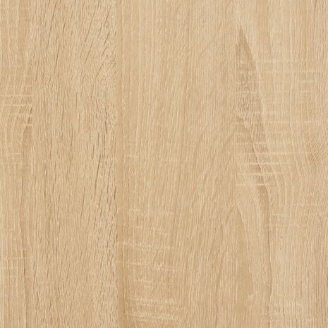 Kledingrek met schoenenrek 90x34x184 cm sonoma eikenkleurig 8