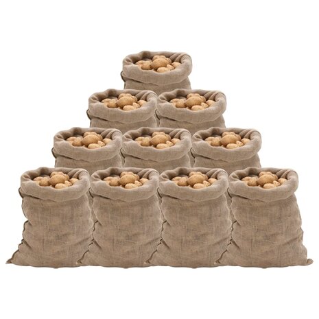 Jutezakken 10 stuks 220 g/m² 60x105 cm 100% jute 1