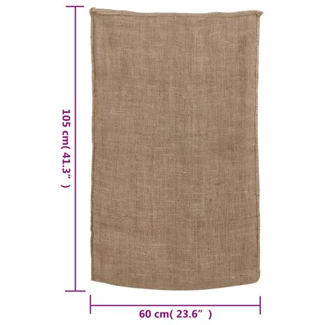 Jutezakken 10 stuks 220 g/m² 60x105 cm 100% jute 7
