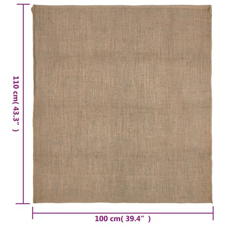 Jutezakken 10 stuks 220 g/m² 100x110 cm 100% jute 7