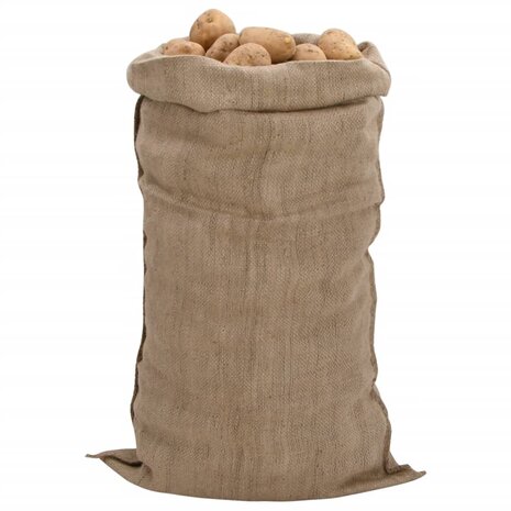Jutezakken 10 stuks 340 g/m² 65x135 cm 100% jute 2