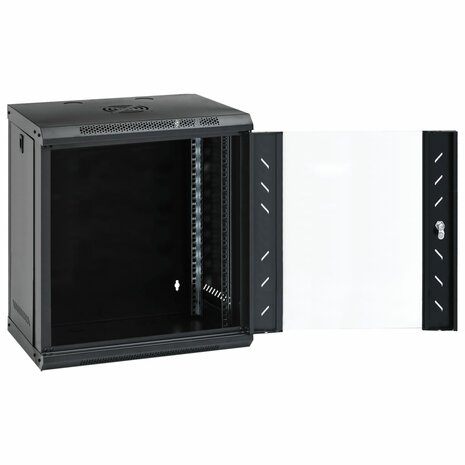 Netwerkkast wandgemonteerd 12U 19" IP20 53x40x60 cm 2