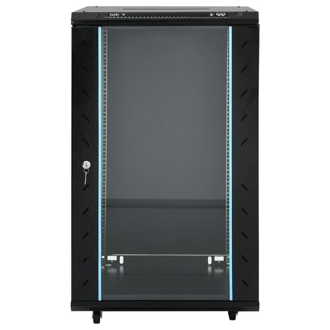 Netwerkkast met draaiwieltjes 18U 19" IP20 60x60x100 cm 3
