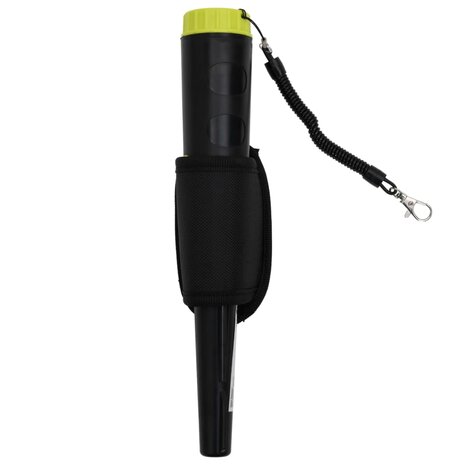 Pinpointer metaaldetector met LCD-scherm zwart en geel 3