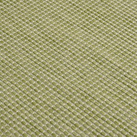 Buitenkleed platgeweven 160x230 cm groen 5