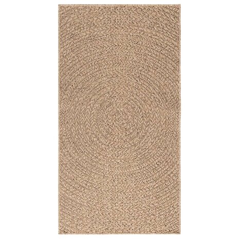 Vloerkleed ZIZUR binnen en buiten 80x150 cm jute look 3