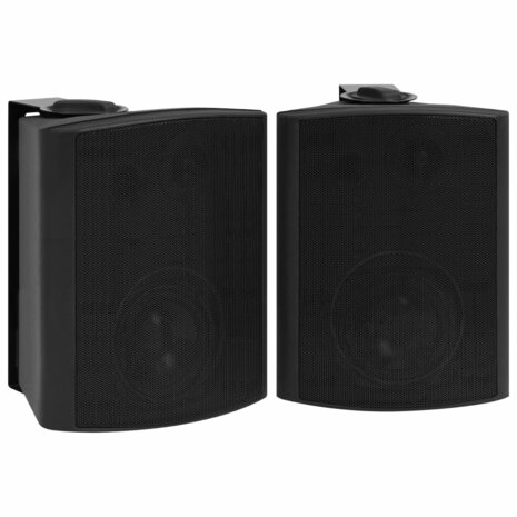 Stereoluidsprekers wandgemonteerd 2 st 120 W zwart 2