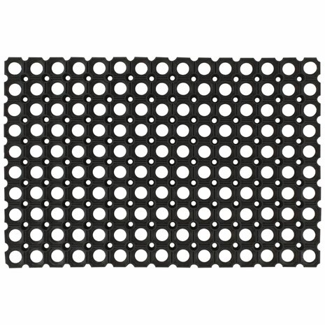 Deurmat rechthoekig 60x80 cm rubber 1