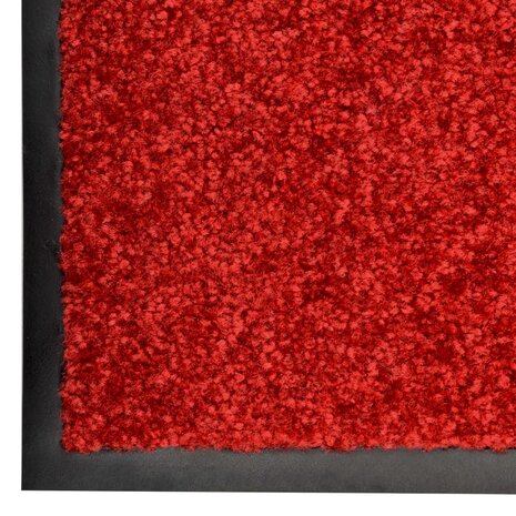 Deurmat wasbaar 40x60 cm rood 3