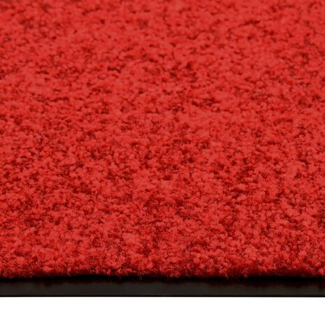 Deurmat wasbaar 40x60 cm rood 4