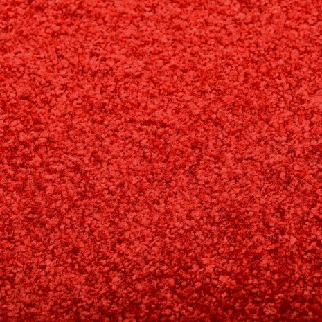Deurmat wasbaar 40x60 cm rood 5
