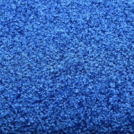 Deurmat wasbaar 40x60 cm blauw 4