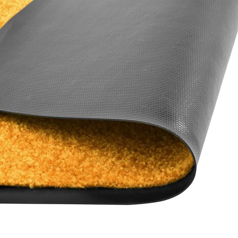 Deurmat wasbaar 40x60 cm oranje 2