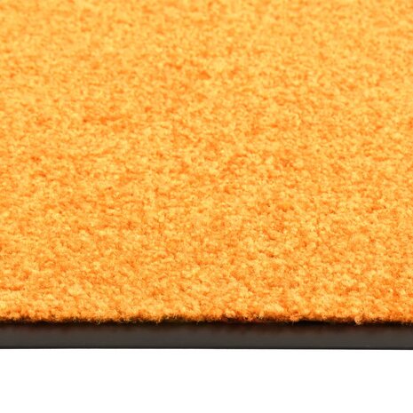 Deurmat wasbaar 40x60 cm oranje 3