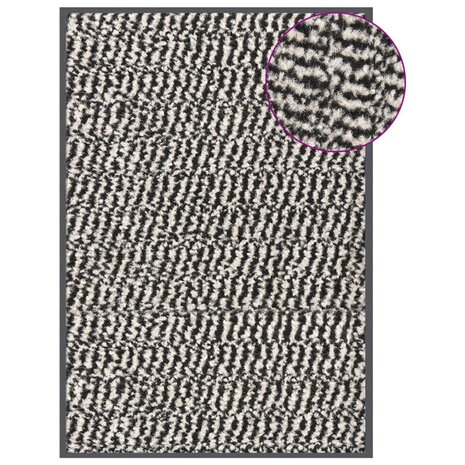 Deurmat getuft 40x60 cm lichtbruin 1