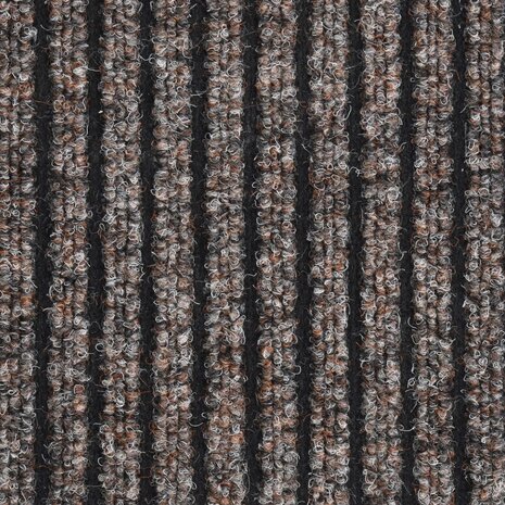 Deurmat 40x60 cm gestreept beige 5