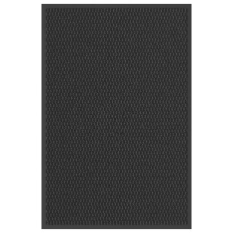 Deurmat 60x90 cm zwart 1