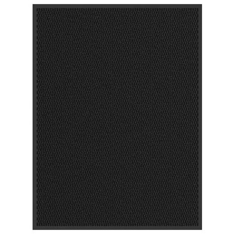 Deurmat 80x120 cm zwart 1