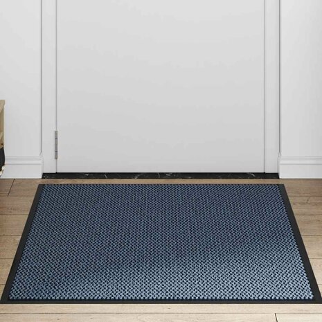 Deurmat 80x120 cm blauw 2