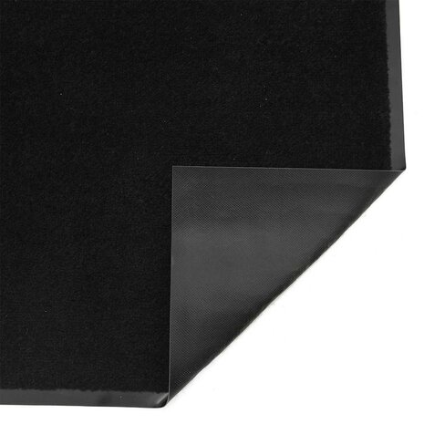 Deurmat 60x90 cm zwart 5