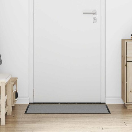 Deurmat 60x90 cm grijs 3