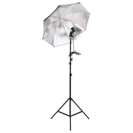 Fotostudioset met verlichtingsset en achtergrond 7
