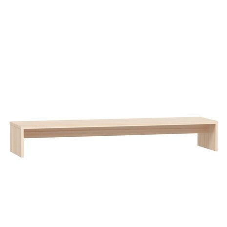 Monitorstandaard 100x27x15 cm massief grenenhout 2