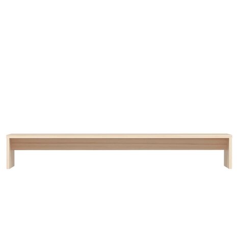 Monitorstandaard 100x27x15 cm massief grenenhout 5