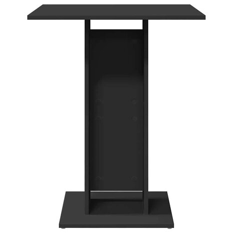 Bistrotafel 60x60x75 cm bewerkt hout zwart 4