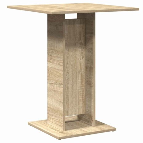 Bistrotafel 60x60x75 cm bewerkt hout sonoma eikenkleurig 2