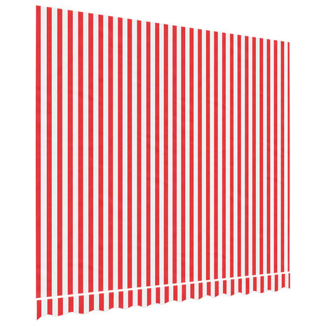 Vervangingsdoek voor luifel gestreept 3x2,5 m rood en wit 2