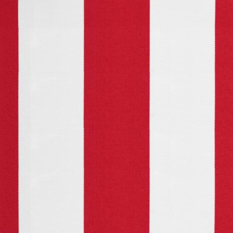 Vervangingsdoek voor luifel gestreept 5x3 m rood en wit 6