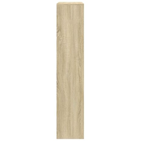 Kamerscherm / boekenkast 143,5x29x143,5 cm hout sonoma eiken 6