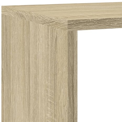 Kamerscherm / boekenkast 143,5x29x143,5 cm hout sonoma eiken 9