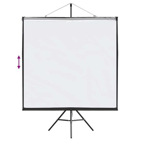 Projectiescherm met statief 67 inch 1:1 7
