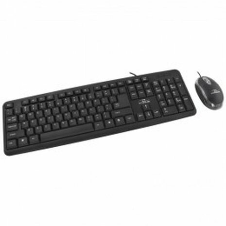 Toetsenbord en muis Titanum TK106 Wit Zwart 1