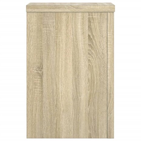 Plantenstandaards 2 st 25x25x35 cm bewerkt hout sonoma eiken 5