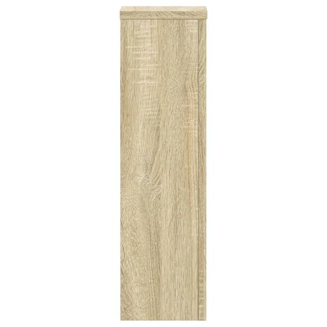 Plantenstandaards 2 st 17x17x60 cm bewerkt hout sonoma eiken 5