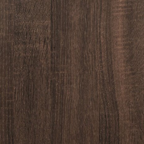 Plantenstandaards 2 st 17x17x60 cm bewerkt hout bruin eiken 9