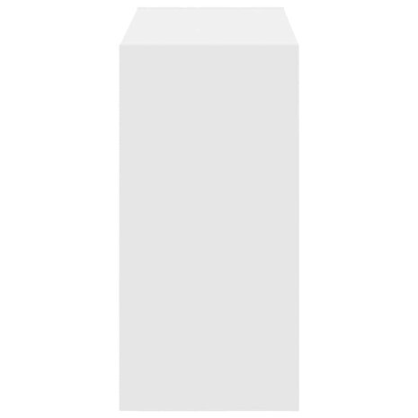 Schoenenrekken 2 st stapelbaar 60x30x30,5 cm wit 5