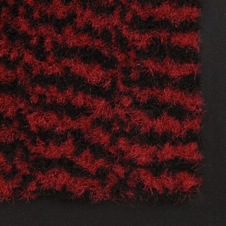 Droogloopmatten 2 st rechthoekig getuft 90x150 cm rood 5