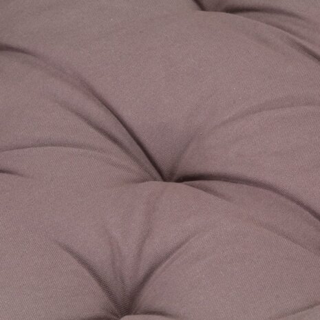 Palletvloerkussen 120x40x7 cm katoen taupe 6