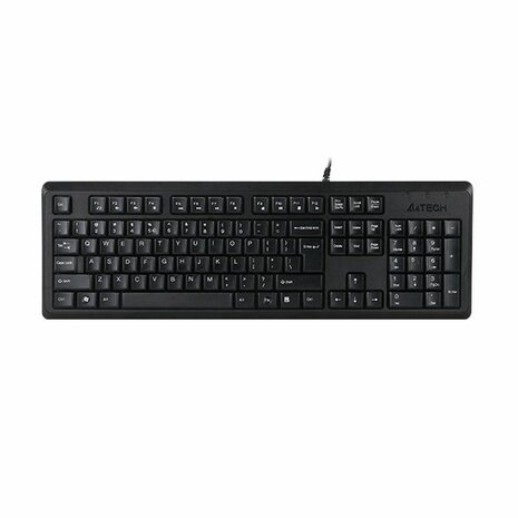 Toetsenbord A4 Tech KR-92 Zwart Monochrome Engels QWERTY 1