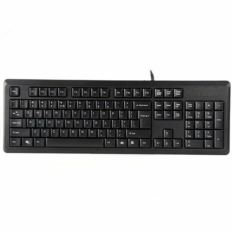 Toetsenbord A4 Tech KR-92 Zwart Monochrome Engels QWERTY 4