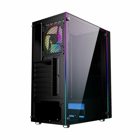 ATX Semi-toren BehuizingGEMBIRD Fornax 2500 ARGB Zwart Multicolour 5