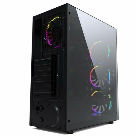 ATX Semi-toren BehuizingGEMBIRD CCC-FC-1500RGB Zwart 5