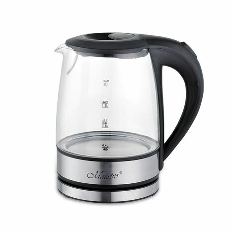 Waterkoker Feel Maestro MR-062 Zwart Glas 1630 W 1,2 L 1