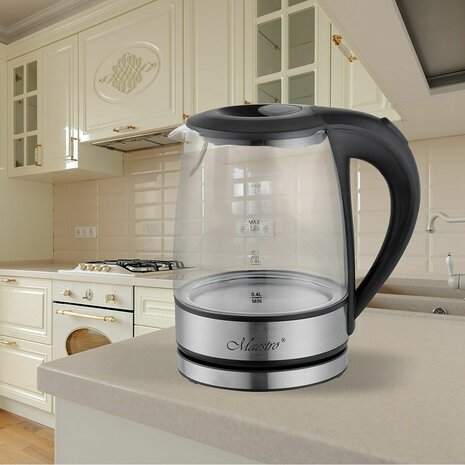 Waterkoker Feel Maestro MR-062 Zwart Glas 1630 W 1,2 L 3