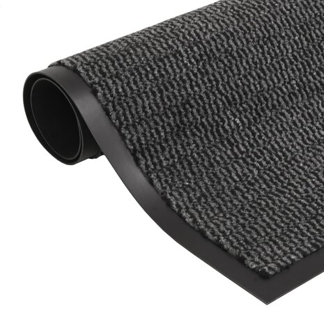 Droogloopmat rechthoekig getuft 120x180 cm antraciet 1